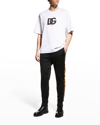 Dolce & Gabbana Men's Dg Logo T-shirt In Optic Wht