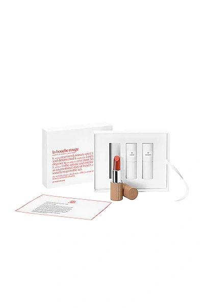 La Bouche Rouge The Brown Nudes Camel Lipstick Set In Nude Red & Nude Brown