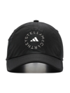 Adidas By Stella Mccartney Logo Print Drawstring Baseball Cap In Black
