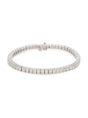 Saks Fifth Avenue Women's 14k White Gold & 8.62 Tcw Diamond Bracelet In White Gold