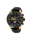 Gv2 Men's Scuderia Stainless Steel & Leather Strap Multifunction Chronograph Watch In Neutral