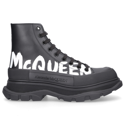 Alexander Mcqueen Boots Joey Nappa Leather In Black