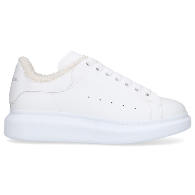 Alexander Mcqueen Low-top Sneakers Larry Calfskin In White