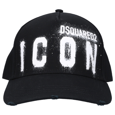 DSQUARED2 DSQUARED2 男女皆宜 SNAPBACK CAP ICON SPRAY BAUMWOLLE - 男女皆宜,  VERSTELLBAR