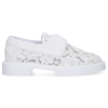 Le Silla Yacht Lace-pattern Loafers In Weiss