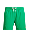 POLO RALPH LAUREN POLO RALPH LAUREN 5.5-INCH TRAVELER SWIM TRUNK MAN SWIM TRUNKS EMERALD GREEN SIZE S RECYCLED POLYEST