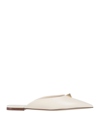 Valentino Roman Stud Mules In Ivory