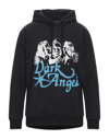 Nasaseasons Dark Angel Cotton Sweatshirt Hoodie In Black