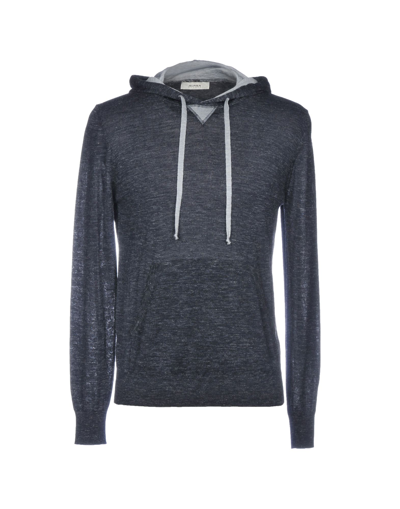 Alpha Studio Sweaters In Dark Blue