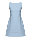 Chiara Boni La Petite Robe Short Dresses In Sky Blue
