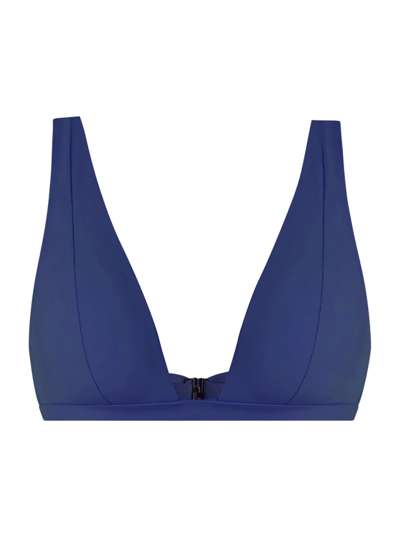Valimare Venice V-neck Bikini Top In Blue