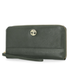 TIMBERLAND WOMEN'S ZIP AROUND WALLET WITH WRISTLET STRAP