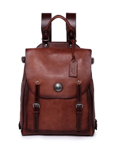 Old Trend Women's Genuine Leather Lawnwood Backpack In Coffee