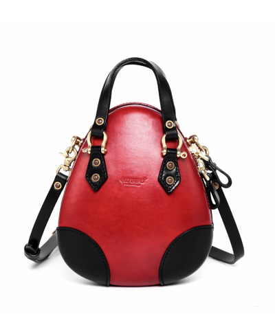 Old Trend Women's Genuine Leather Fairy Lantern Mini Satchel In Red