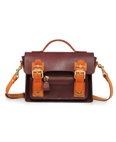 Old Trend Women's Genuine Leather Aster Mini Satchel In Brown