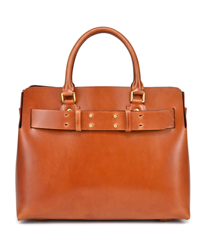 Old Trend Women's Genuine Leather Westland Tote Bag In Caramel