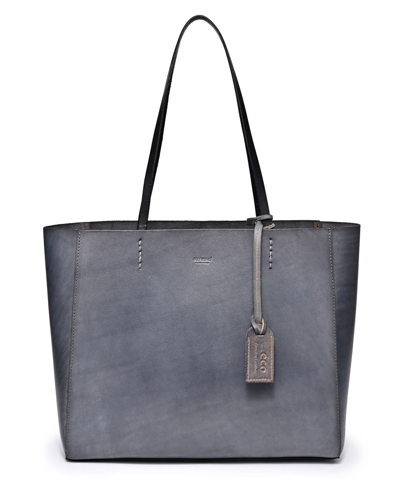 Old Trend Women's Genuine Leather Out West Tote Bag In Gray