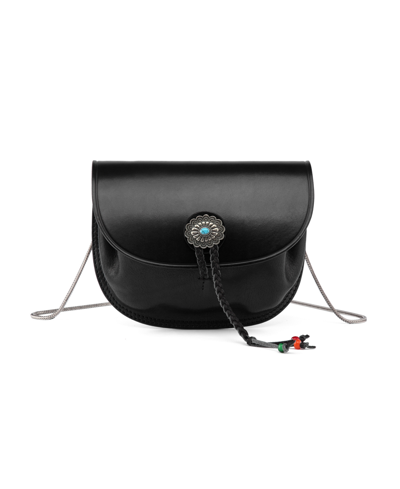 Old Trend Women's Genuine Leather Garden Peony Crossbody In Black