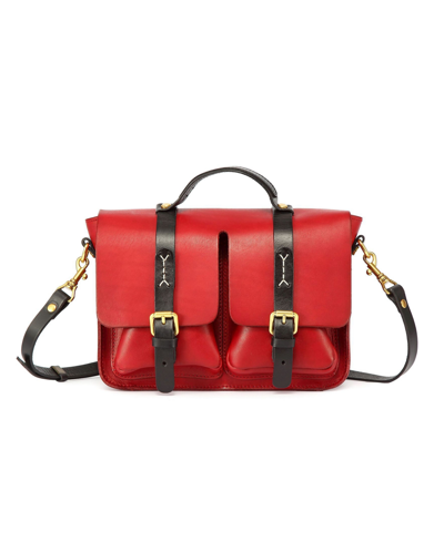 Old Trend Women's Genuine Leather Speedwell Satchel In Red