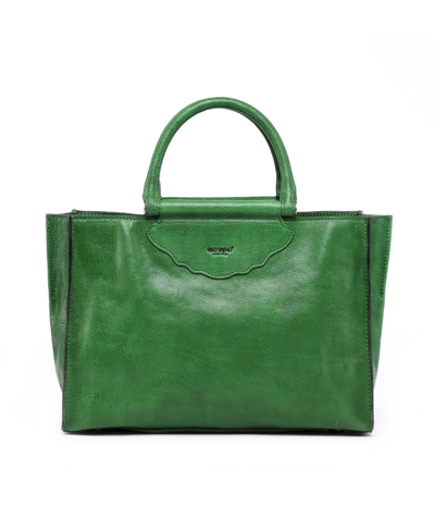 Old Trend Women's Genuine Leather Rose Cove Tote Bag In Green
