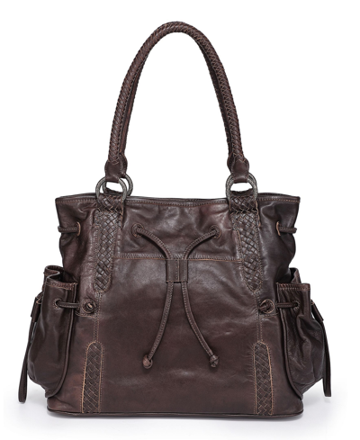 Old Trend Women's Genuine Leather Brassia Tote Bag In Brown