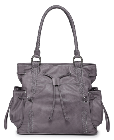 Old Trend Women's Genuine Leather Brassia Tote Bag In Gray