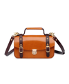 Old Trend Leather Messenger Bag In Camel