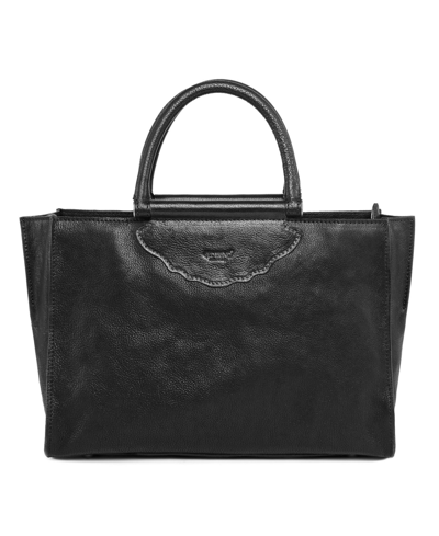 Old Trend Women's Genuine Leather Rose Cove Tote Bag In Black