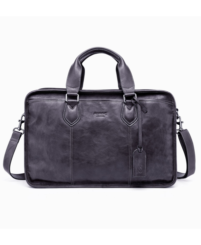 Old Trend Women's Genuine Leather Speedwell Brief Bag In Slate