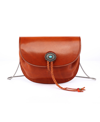 Old Trend Women's Genuine Leather Garden Peony Crossbody In Cognac
