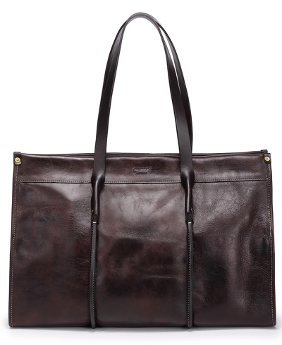 Old Trend Women's Genuine Leather Spring Hill Duffel Bag In Brown
