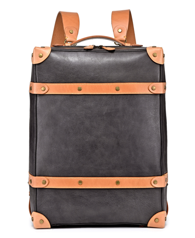 Old Trend Women's Genuine Leather Speedwell Trunk Backpack In Slate