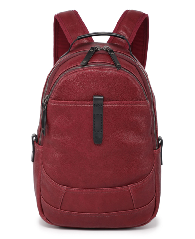 Old Trend Women's Genuine Leather Sun-wing Backpack In Burgundy