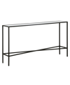 Hudson & Canal Henley 55" Console Table In Blackened Bronze