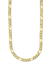 Italian Gold Figaro Link Chain Necklace 4mm Collection In 14k Gold In Gold