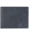 Mancini Men's Bellagio Collection Bifold Wallet In Gray