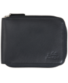 MANCINI MEN'S MONTERREY COLLECTION ZIPPERED BIFOLD WALLET WITH REMOVABLE PASS CASE