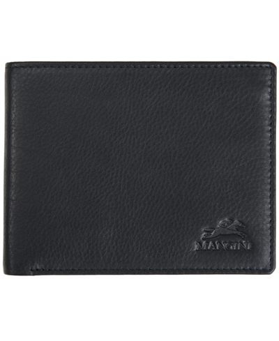 Mancini Men's Monterrey Collection Bifold Wallet In Black