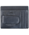 Mancini Men's Bellagio Collection Deluxe Bill Clip Card Case In Black