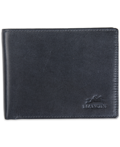 Mancini Men's Bellagio Collection Left Wing Bifold Wallet In Gray