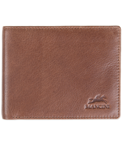 Mancini Men's Bellagio Collection Bifold Wallet In Brown
