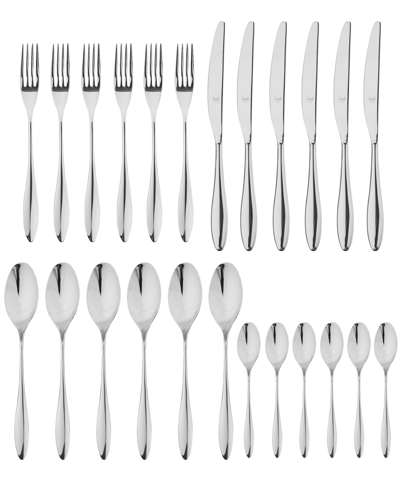 Mepra Carinzia Flatware Set, 24 Piece In Stainless Steel