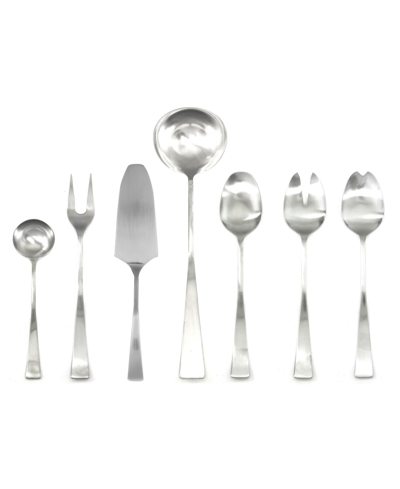 Mepra Italia Ice Full Serving Set, 7 Piece In Stainless Steel