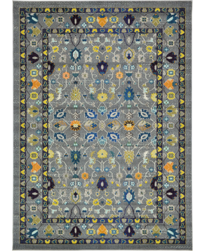 Bayshore Home Closeout!  Sana San5 7' X 10' Area Rug In Gray