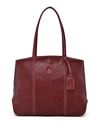 Old Trend Women's Genuine Leather Dancing Bamboo Tote Bag In Burgundy