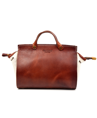 Old Trend Women's Genuine Leather Out West Satchel Bag In Brown