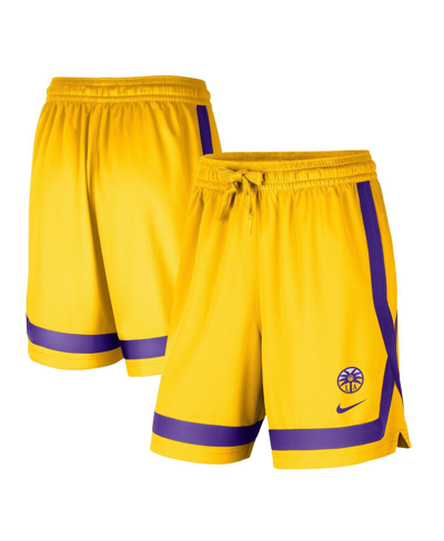 Nike Women's  Yellow Los Angeles Sparks Practice Shorts