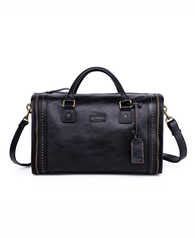 Old Trend Women's Genuine Leather Cambria Satchel Bag In Black