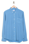 Nn07 Manza Slim Fit Button-down Shirt In Bright Blue
