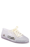 Melissa X Vivienne Westwood Brighton Sneaker In Clear/ White